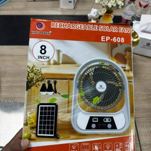 Rechargeable Solar Fan
