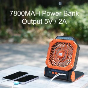 Rechargeable Solar Fan